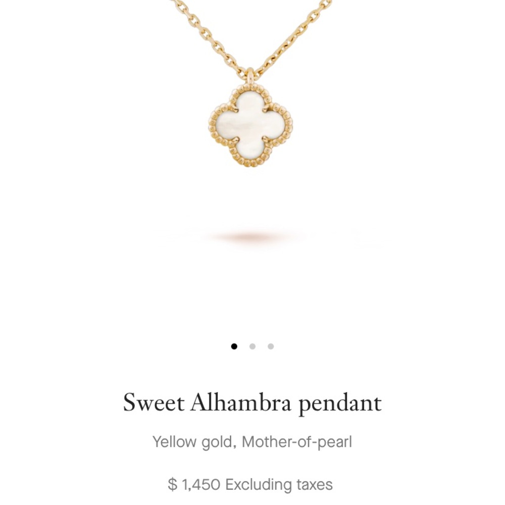 Van Cleef & Arpels Sweet Alhambra Clover Necklace